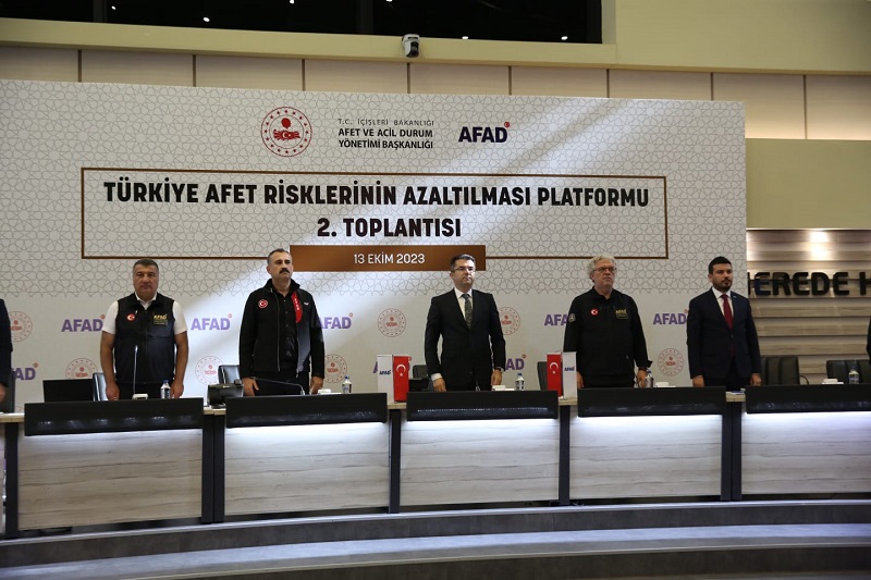 Türkiye Afet Risklerinin Azaltılması Platformu 2. Toplantısı Gerçekleştirildi
